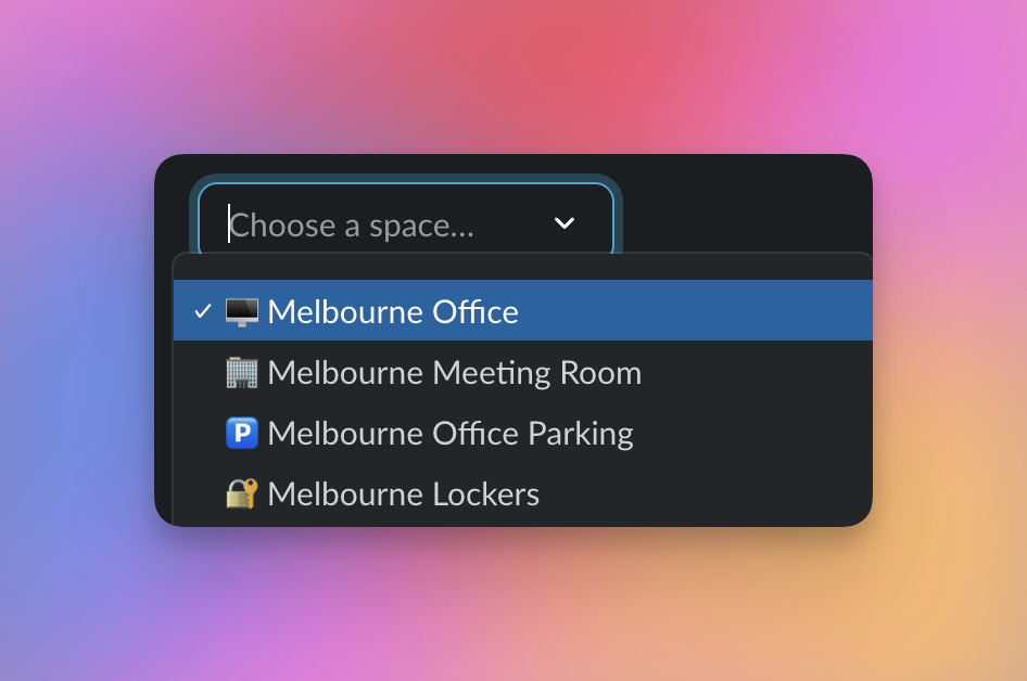 Step 2: Create your spaces — FlexiDesk setup